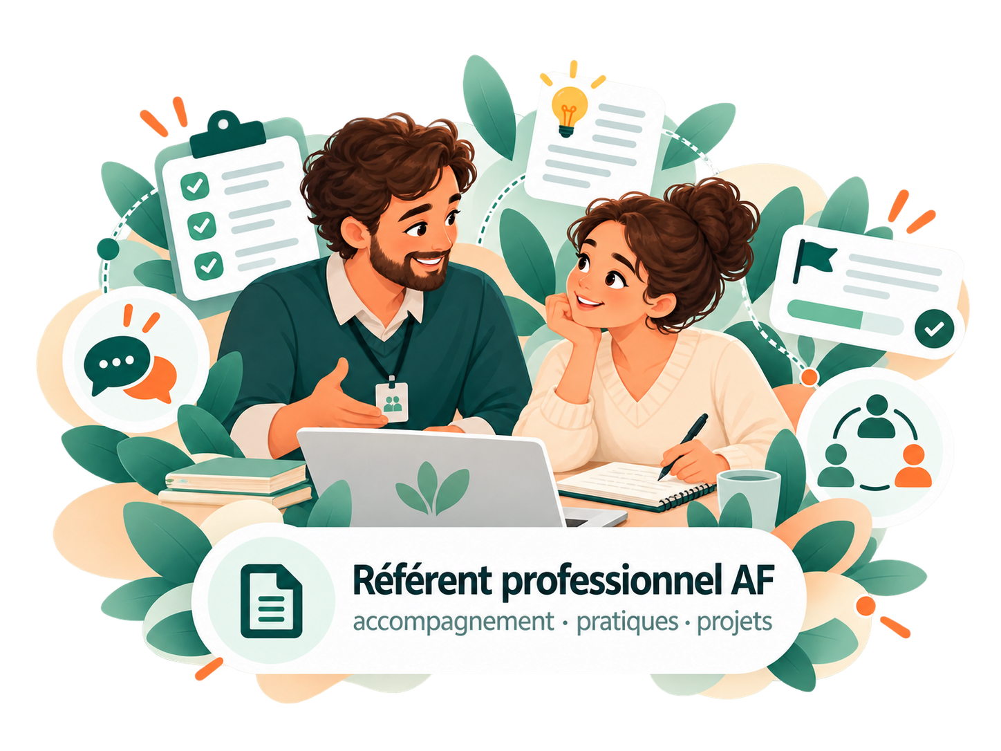 Illustration du référent professionnel AF